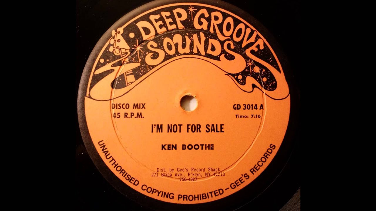 KEN BOOTHE - I'm Not For Sale (Disco Mix)