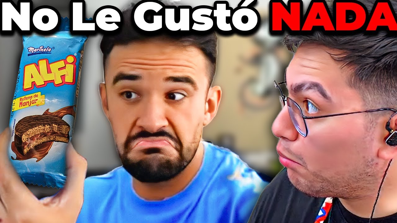 Chileno Reacciona a Illojuan Probando Dulces Chilenos