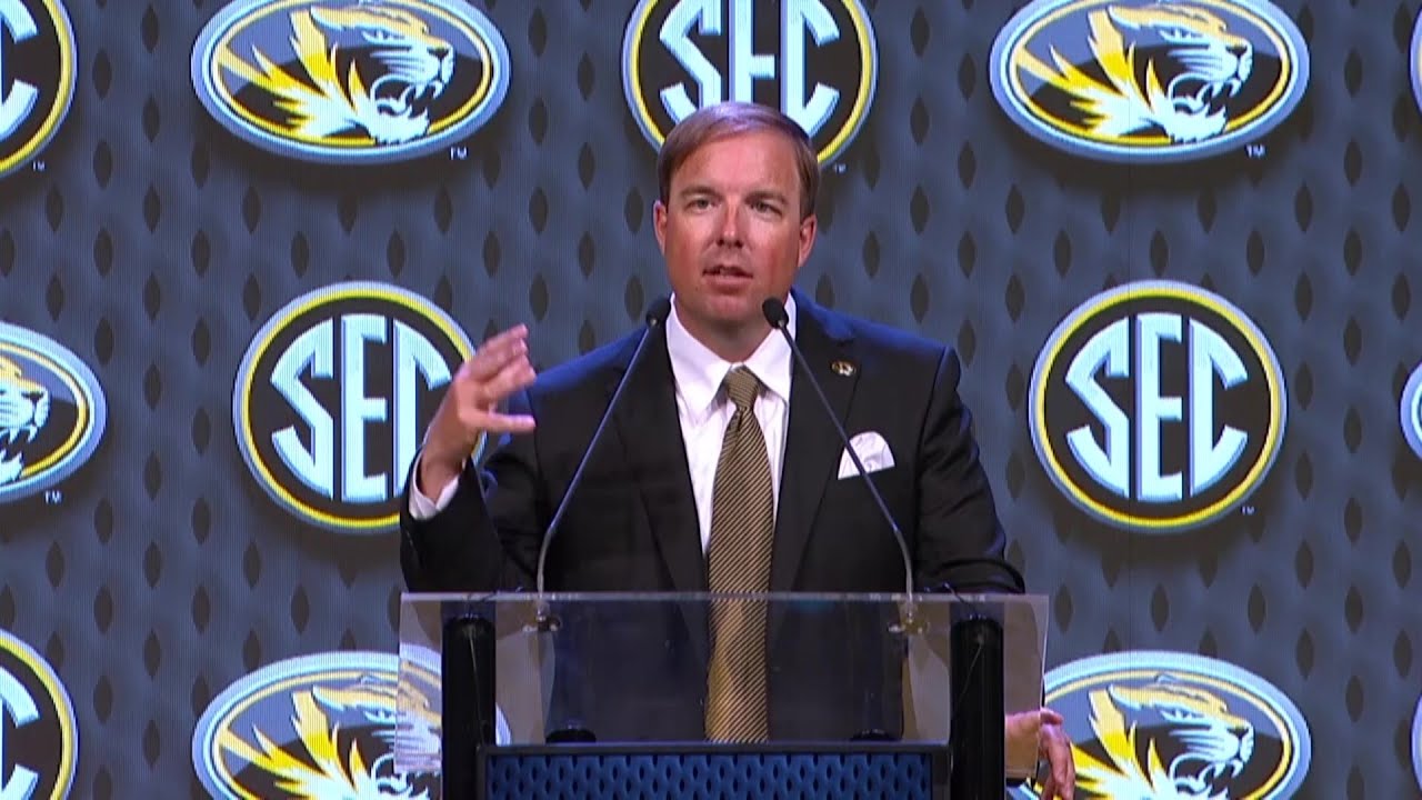 Missouri Eli Drinkwitz Main Room at SEC Football Media Days 2024