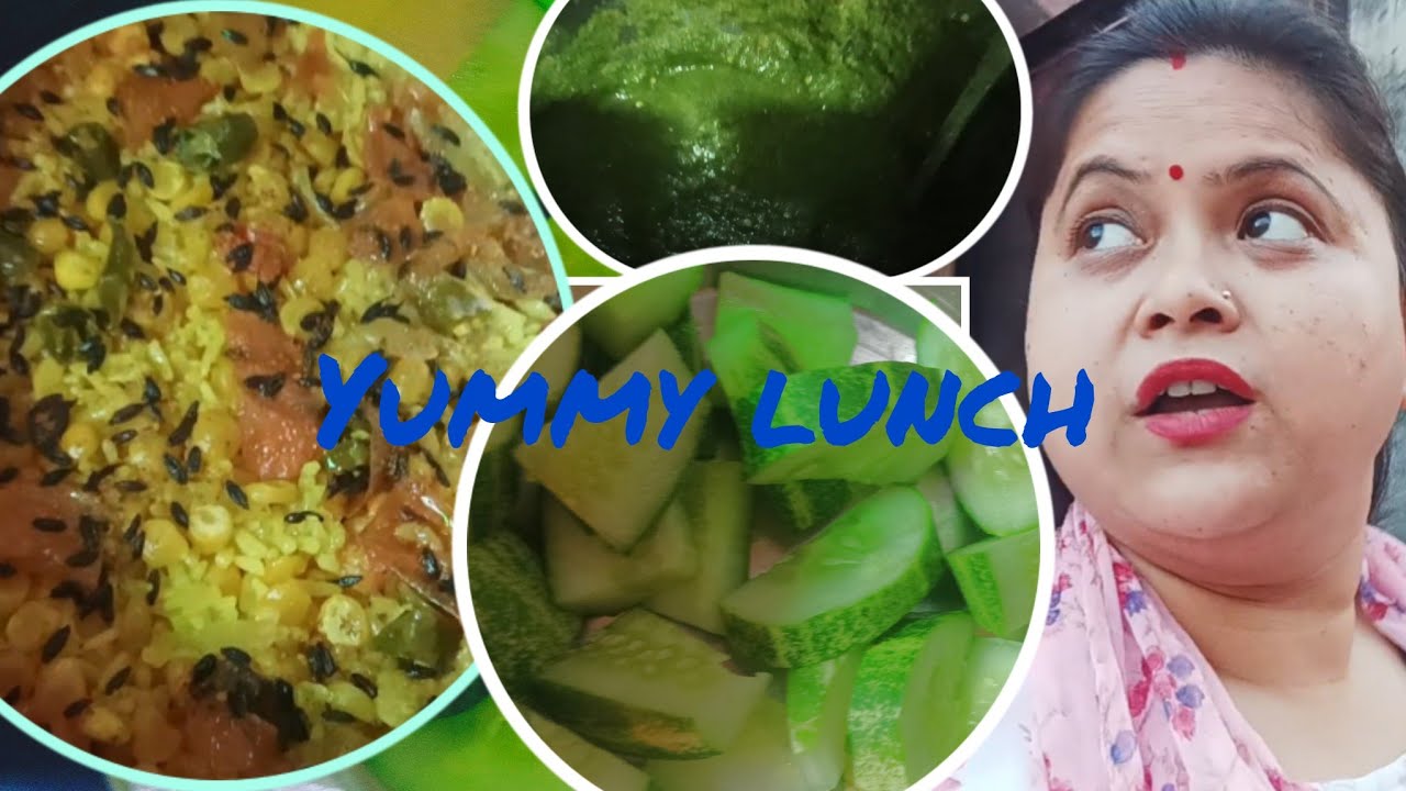 Lunch Mein badhiya chane daal ka pulao aur sath mein Hari chatni😋😋😋😋😋
