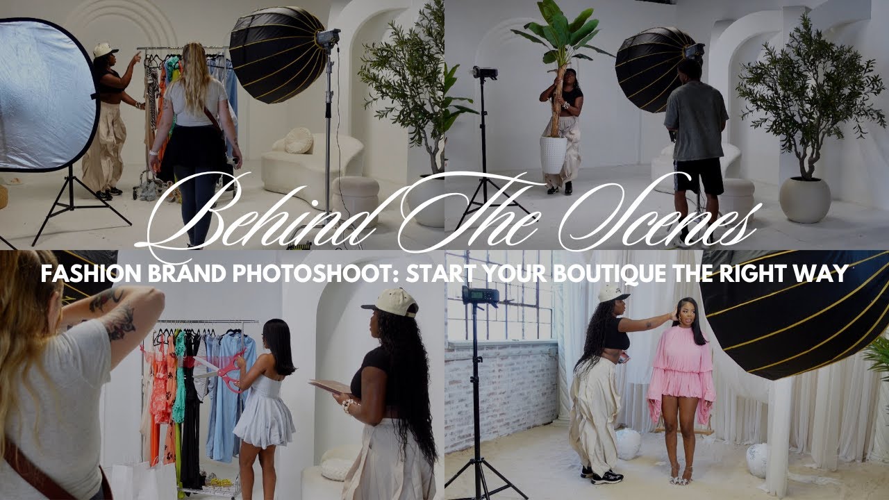 Behind the Scenes: Boutique Launch Photoshoot + How to Start Your Brand Right