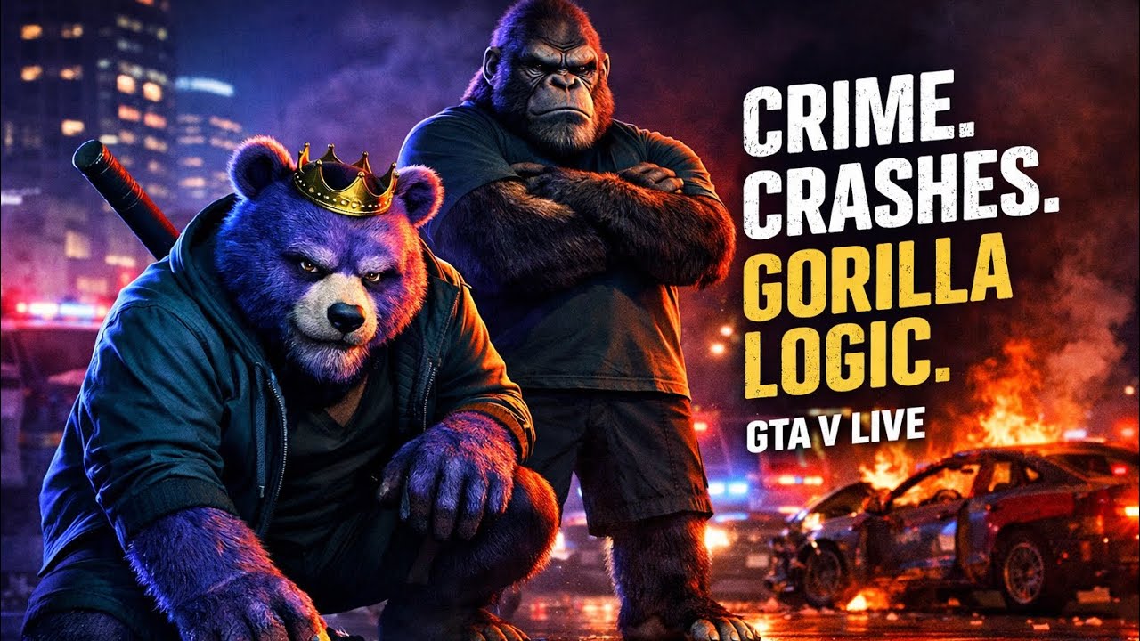 Crime, Crashes, and Gorilla Logic — GTA V Live