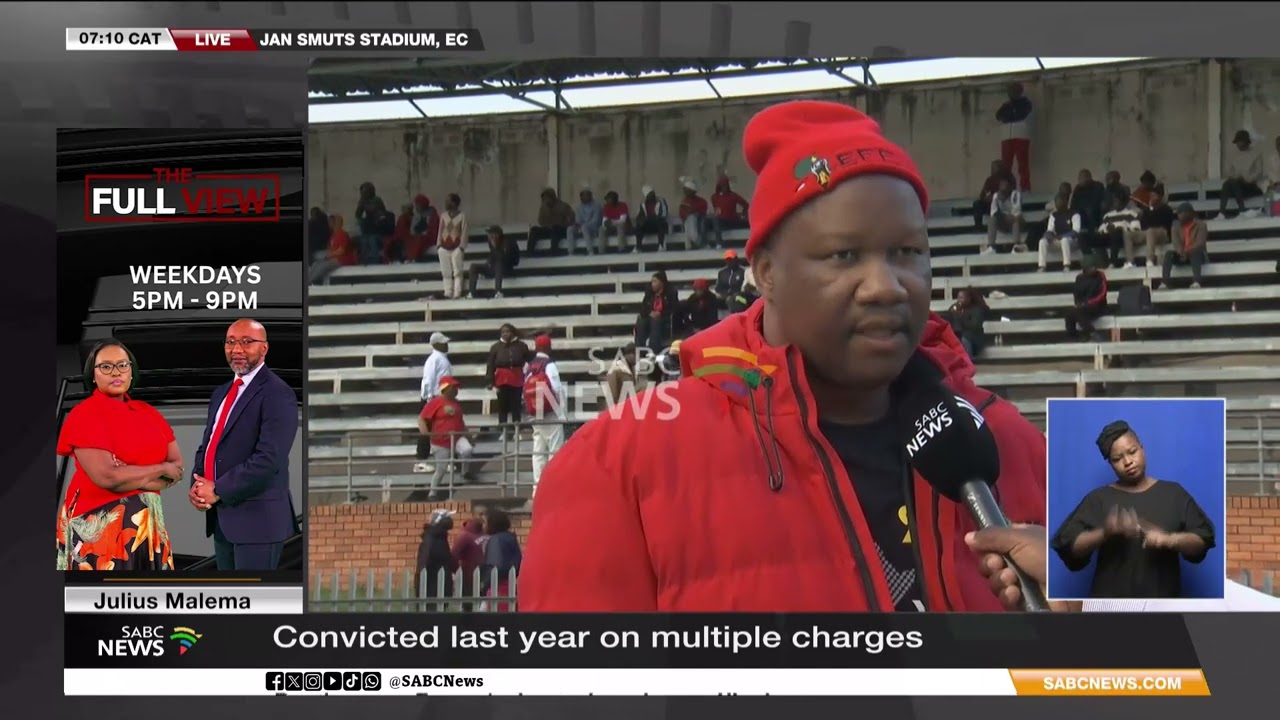 Malema Firearm Case | EFF holds night vigil ahead of Julius Malema's sentencing