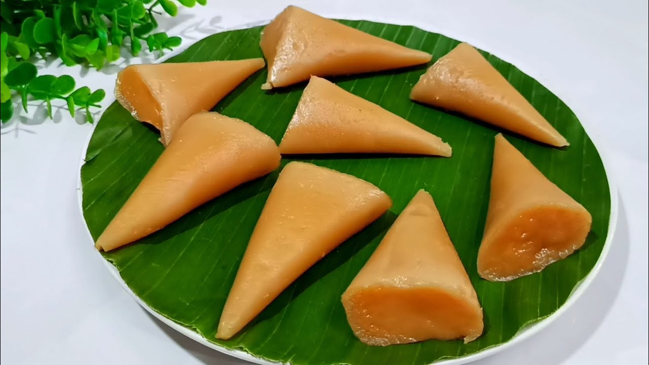 OLAHAN TEPUNG BERAS + SANTAN // kue clorot gula merah,enak banget