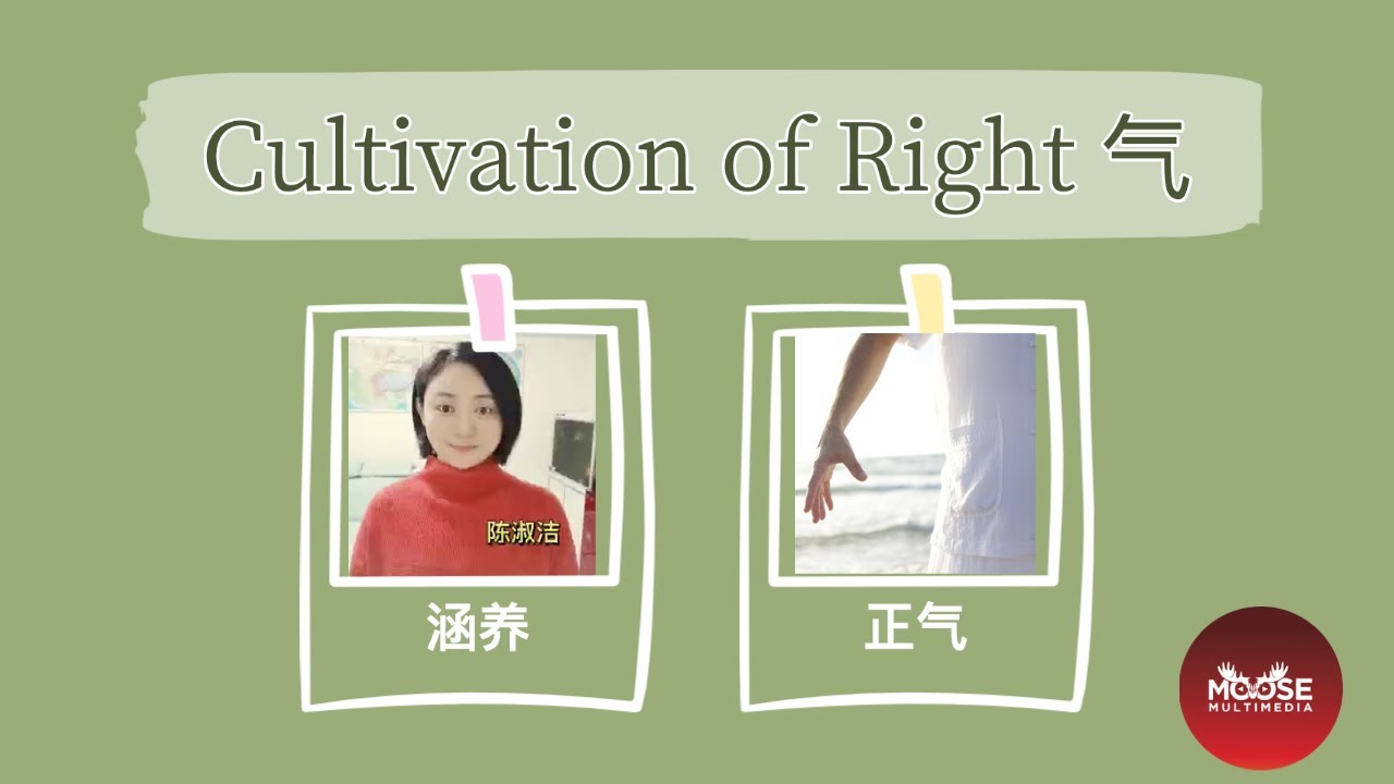 Cultivation of the Right Qi for illness prevention 涵养正气，养生之道。