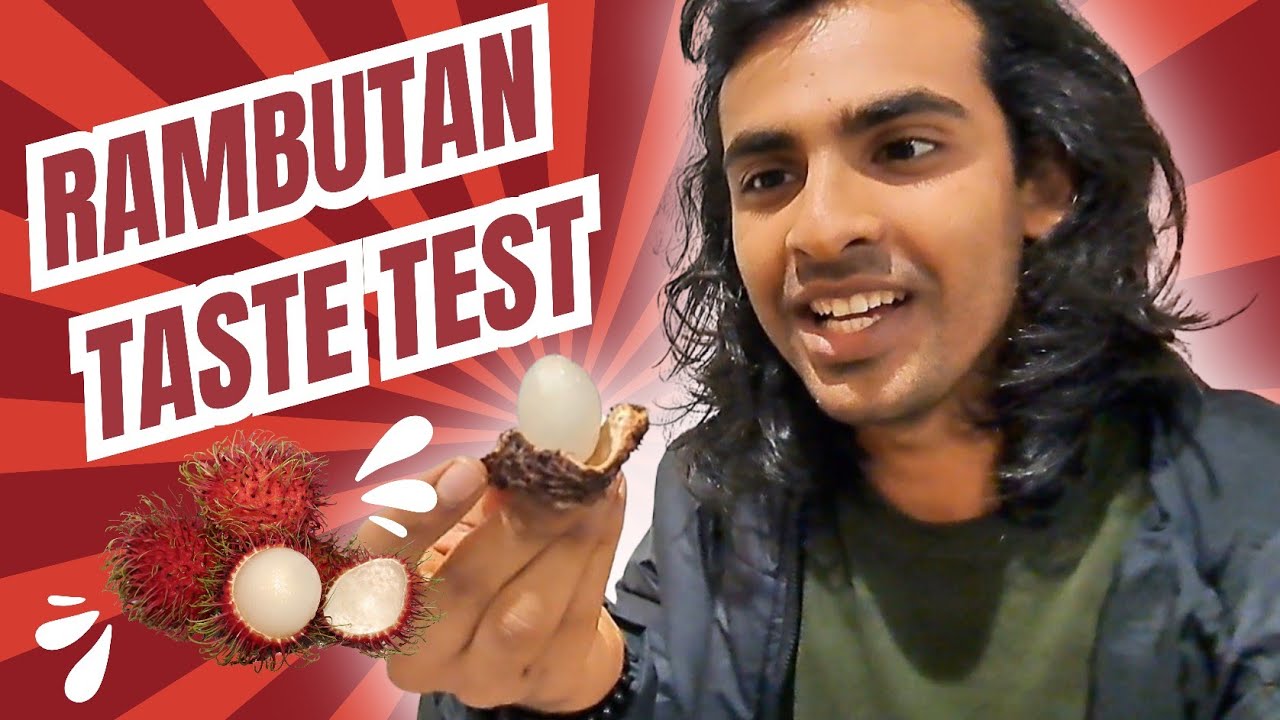 Rambutan Taste Test 🌿 Raw Vegan Dude Discovers a Tropical Gem!