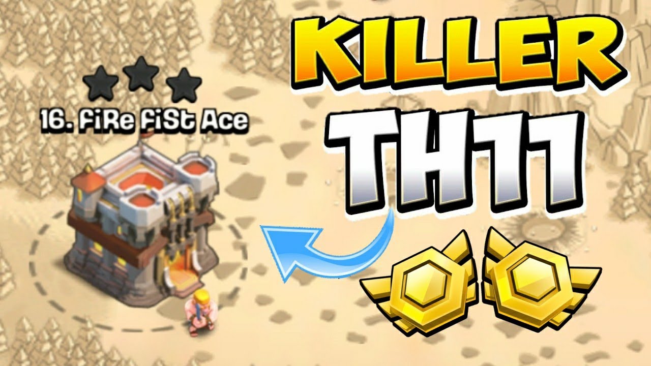 NEW KILLER TH11 WAR BASE FOR CWL | TH11 ANTI 3 STAR BASE WITH REPLAYS & COPY LINK! -CLASH OF CLANS