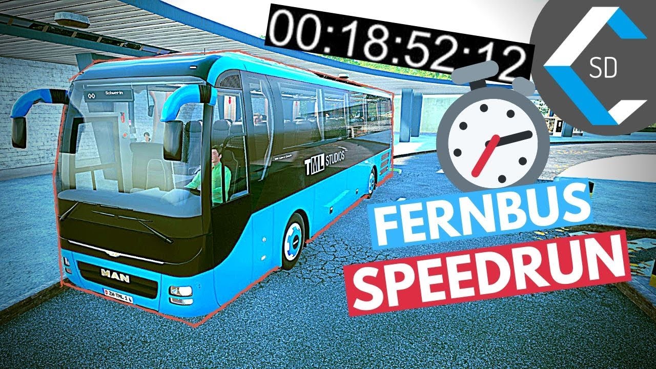 FERNBUS SIMULATOR [SPEEDRUN] | Berlin to Schwerin | Gameplay No Commentary | 1440p 60fps