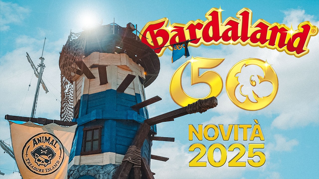 GARDALAND APERTURA 2025 - TUTTE le NOVITÀ per i 50 anni!