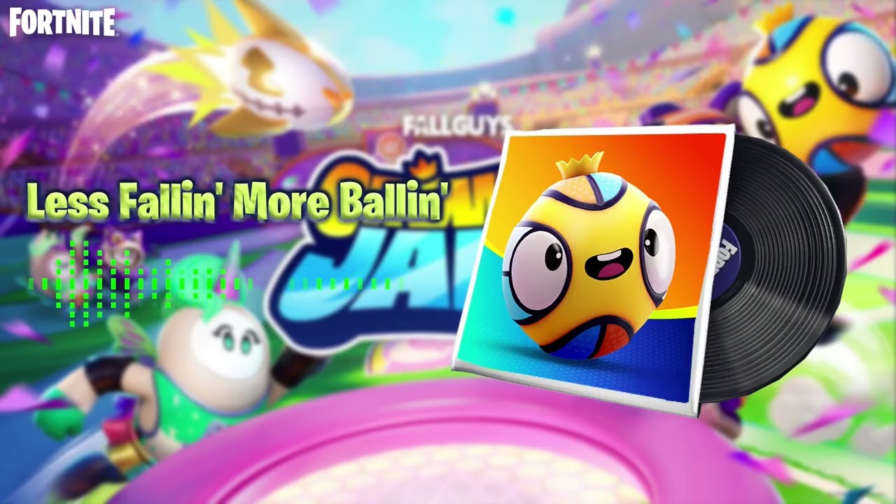 Less Fallin' More Ballin' Jam Track | Fall Guys Crown Jam | Fortnite Music [ 1 HOUR ]