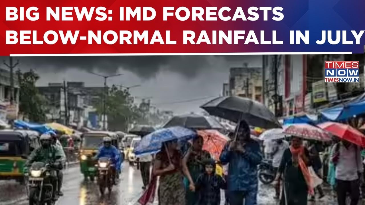 IMD Forecasts Below-Normal Rainfall In July, Issues Heat & High Humidity Advisory Across India