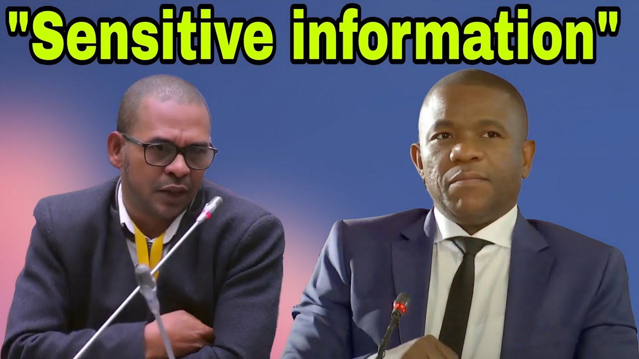 General Mkhwanazi exposing Member of Parliament Fadiel Adams.