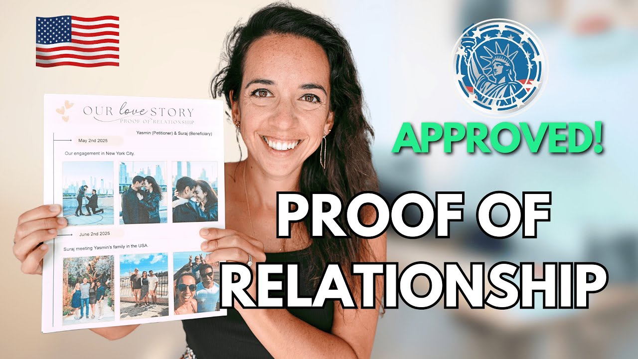 Proof of Relationship EVIDENCE for K1 Visa Packet & Bona Fide Marriage