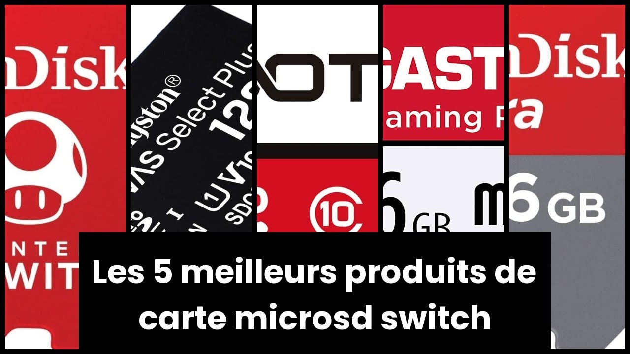 Carte microsd switch: Les 5 meilleurs produits de carte microsd switch ✓