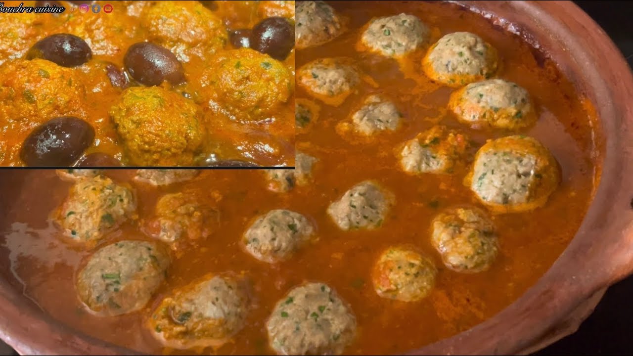 Tajine de boulettes de poisson بناشي السمك