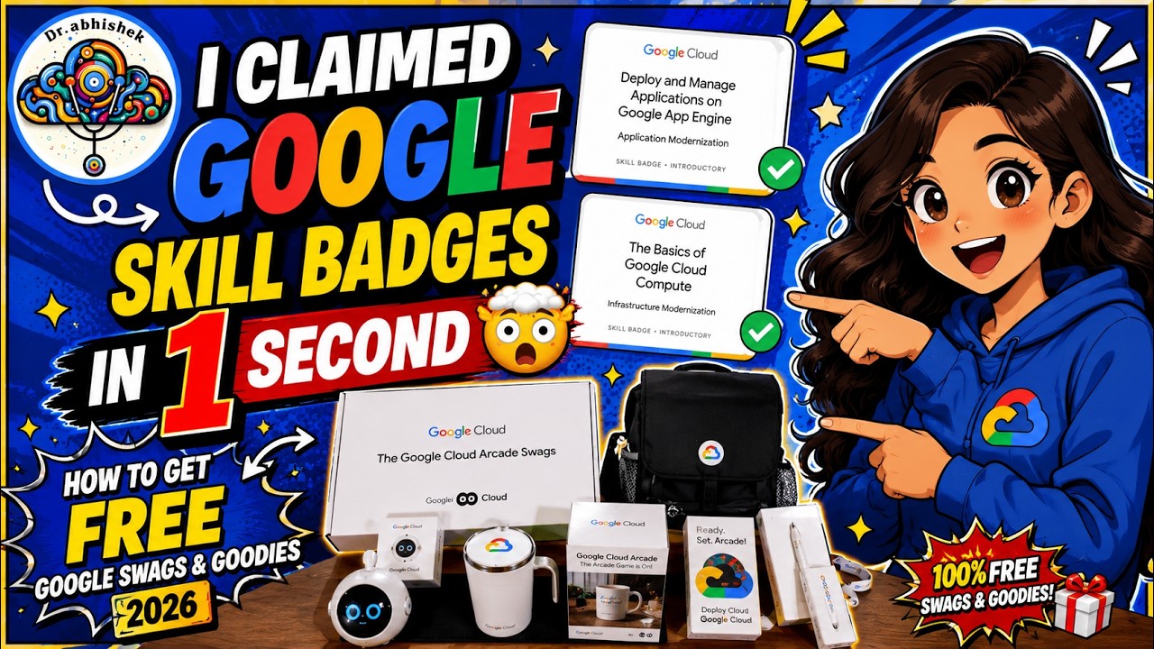Я получил значки Google Skill за 1 СЕКУНДУ 🤯 | Как получить БЕСПЛАТНЫЙ мерч и подарки от Google 2026