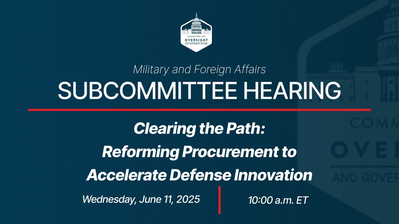 Clearing the Path: Reforming Procurement to Accelerate Defense Innovation