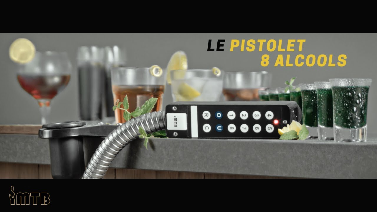 IMTB PISTOLET 8 ALCOOLS - GESTION ÉLECTRONIQUE D'ALCOOL