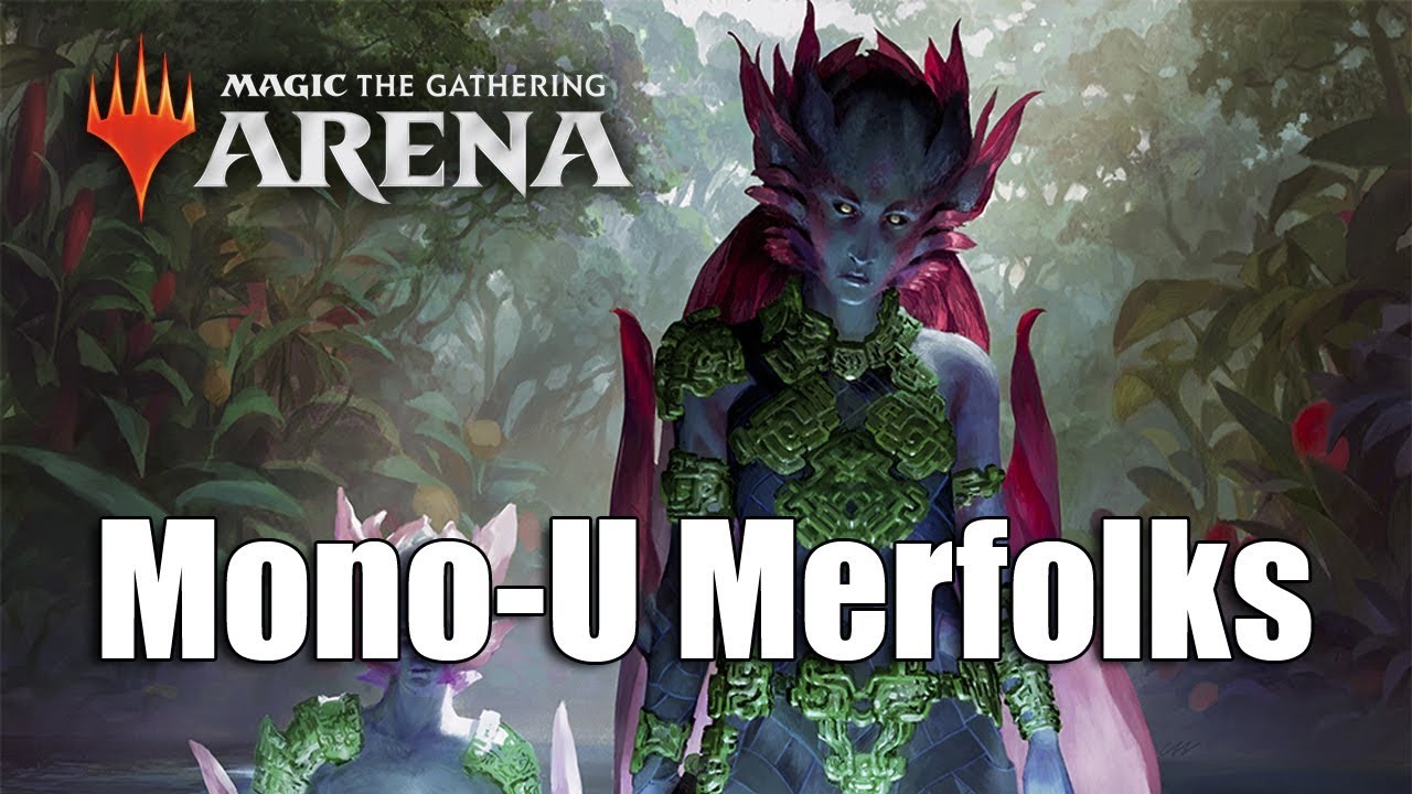 Тестируем MTG ARENA: Mono-U Merfolks