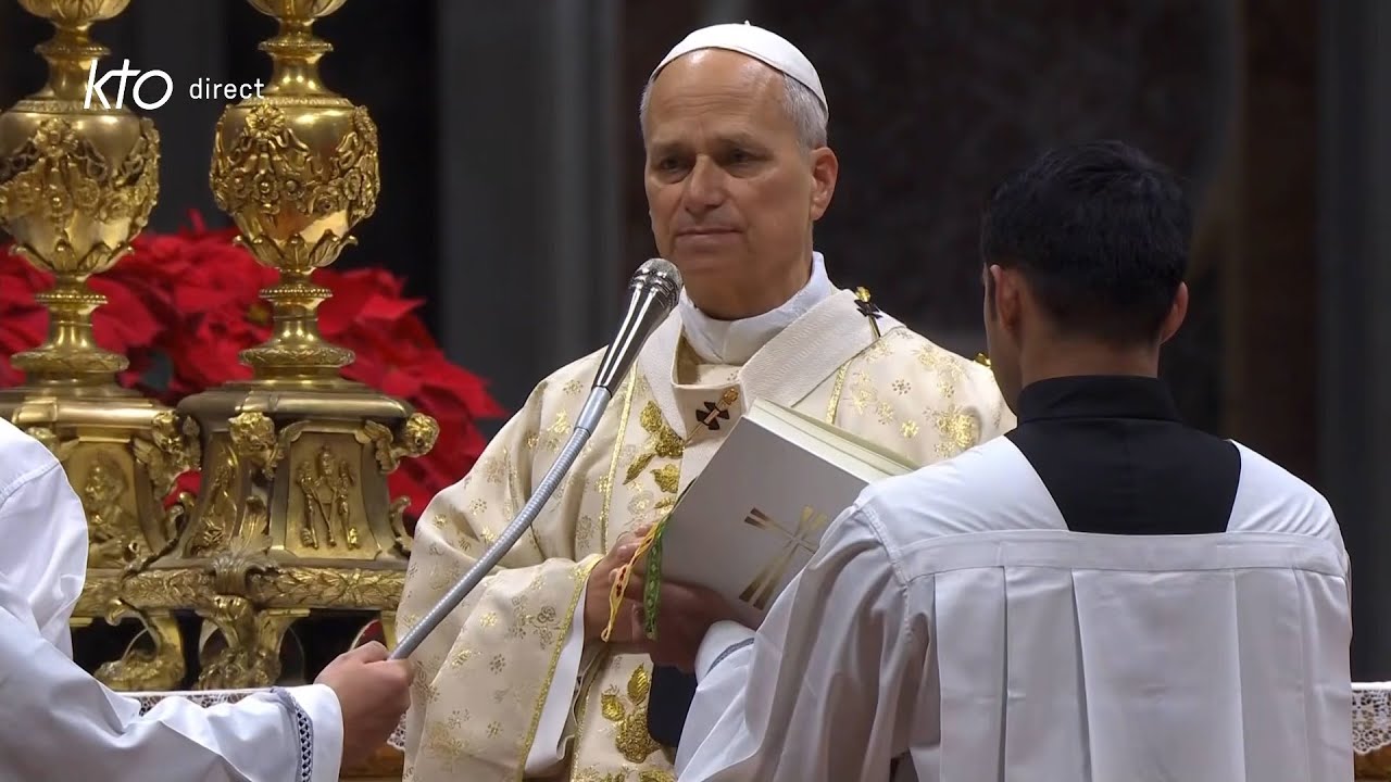 Messe du jour de Noël présidée par le pape Léon XIV à Rome - 25 décembre 2025