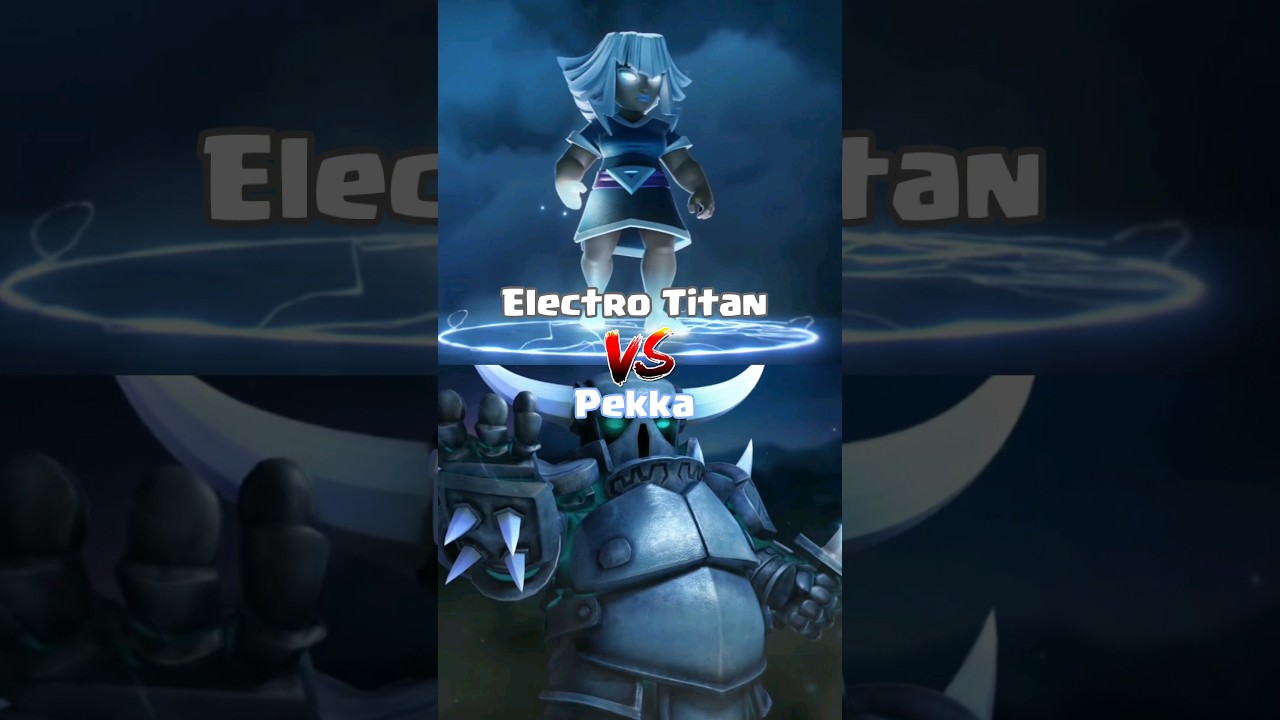 Electro Titan Vs Pekka in Clash of clans #shorts #clashofclans #cocshorts #clash