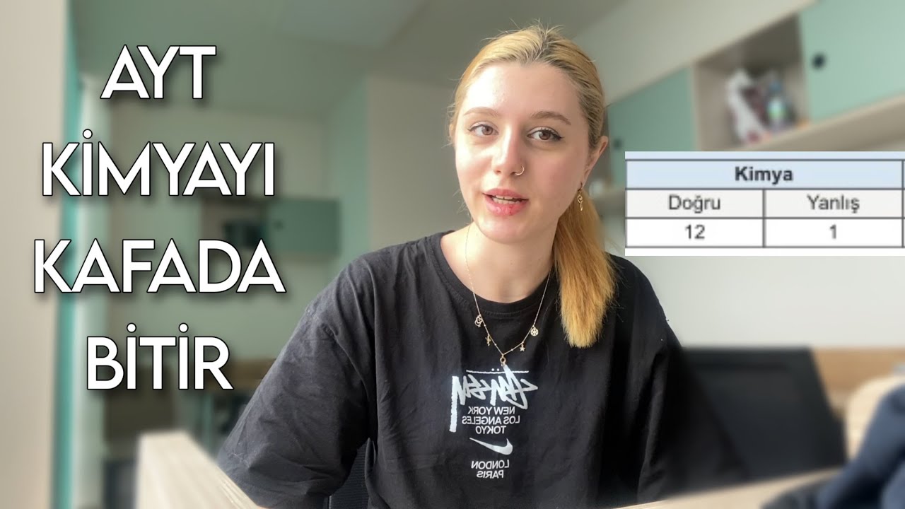 AYT KİMYAYI NASIL ÇALIŞABİLİRİM? Bu video ile