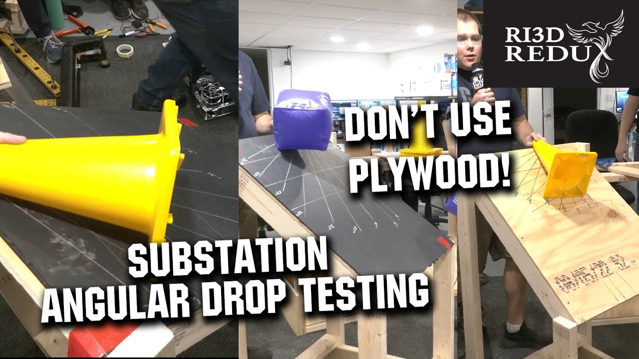 Substation Angular Drop Testing (Do Not Use Plywood) |  Ri3D Redux 2023