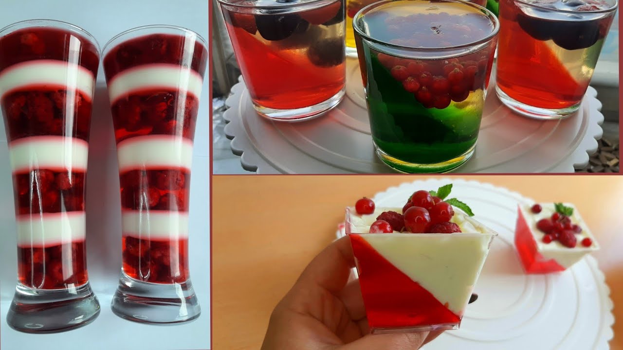 Մրգային #ժելե 🍓🥝🍌 ինչպես պատրաստել ԺԵԼԵ #աղանդեր/ միանգամից 3 տարբերակ 😯😍 / Как приготовить #желе