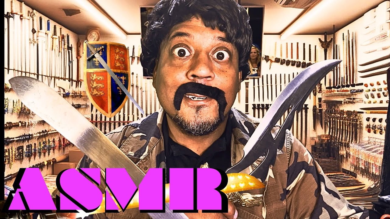 Knife and Sword Weapon Store ASMR Roleplay