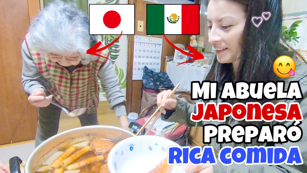 Mi ABUELITA JAPONESA nos prepara una RICA COMIDA. Seguimos de vacaciones y VISITAMOS a la FAMILIA.