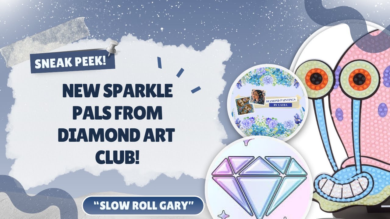 Анонс Diamond Art Club || Новые блестящие друзья - Слоу Ролл Гари