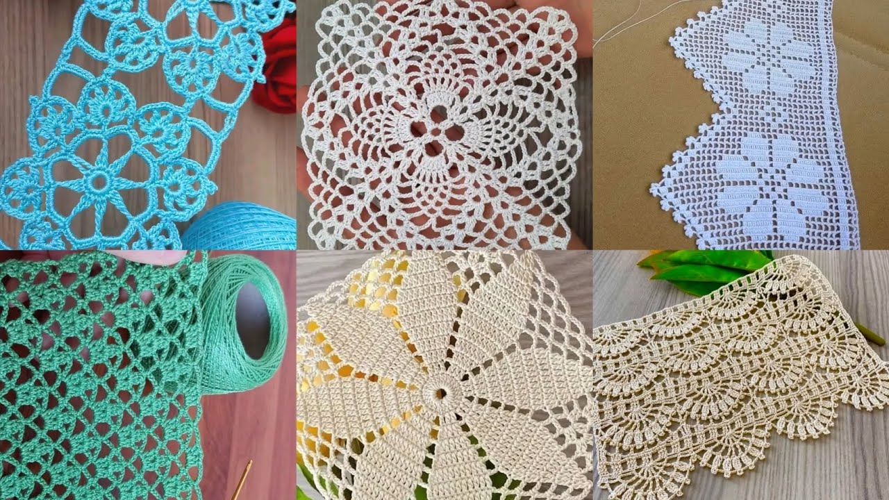 Most beautiful crochet laces latest new design 2025