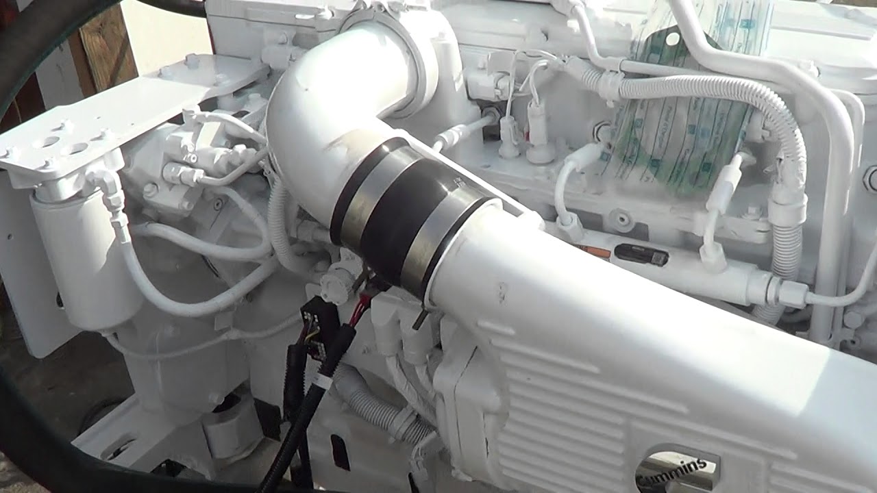 Cummins Marine QSC 500 Keel Cooled Engine Test for Brent D.