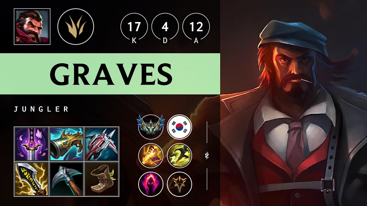 Graves Jungle vs Shaco - KR Challenger Patch 25.12