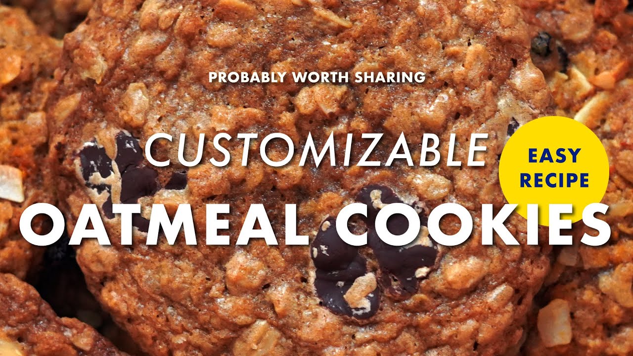Brown butter oatmeal cookie recipe