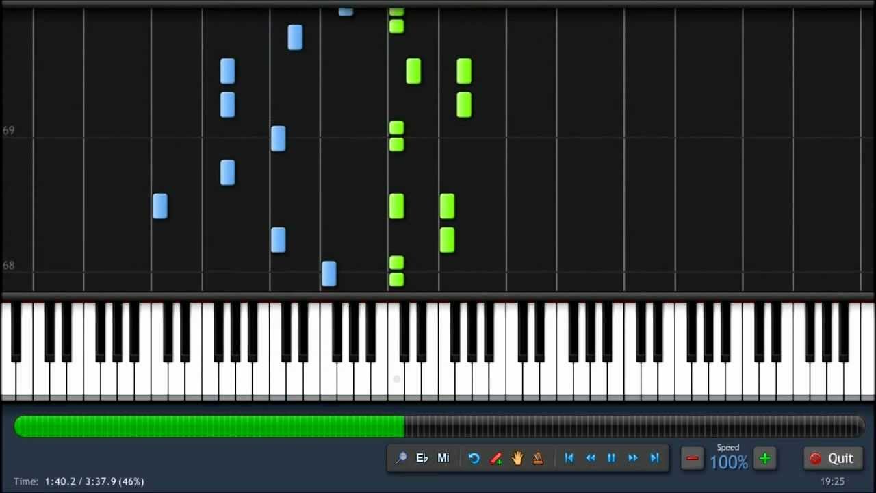 Katy Perry - Wide Awake - Piano Tutorial (100%) Synthesia