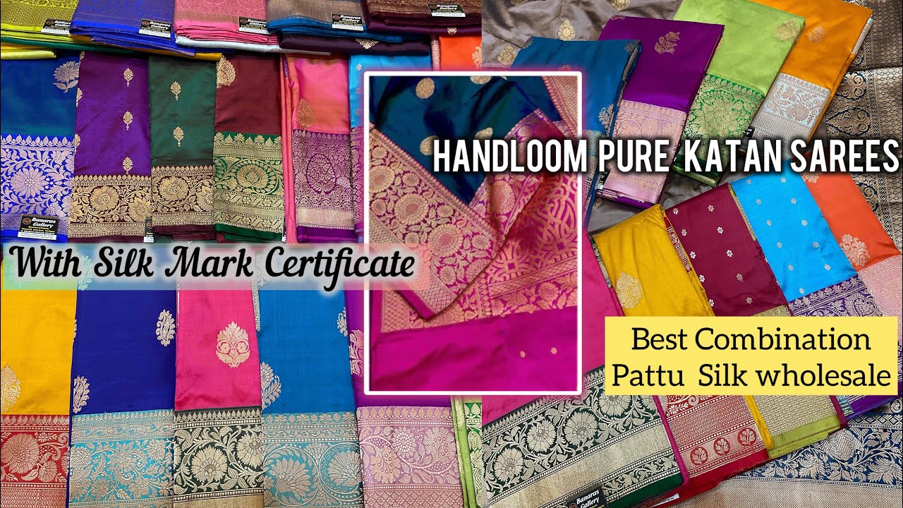 Some Exclusive Unique Colours Pure Katan Silk Handloom Sarees