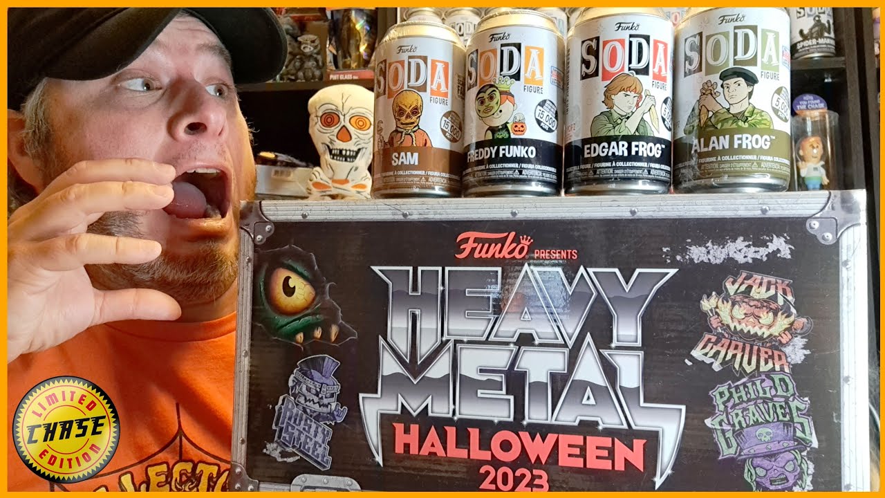 Halloween Spooktacular! Funko Heavy Metal Halloween Box of Fun, Funko Soda Unboxing