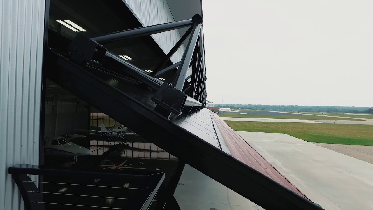 Southwest Regional Airport 94ft x 20ft - by Higher Power Hangar Doors