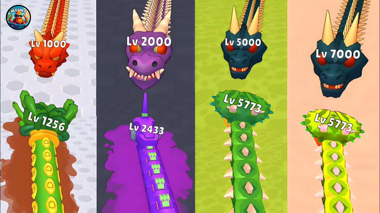 Snake Rush: Clash Battle 3D 🐍 Max Level Fight! Epic Battles Lv1000 to Lv7000 🔥 Arena Challenge