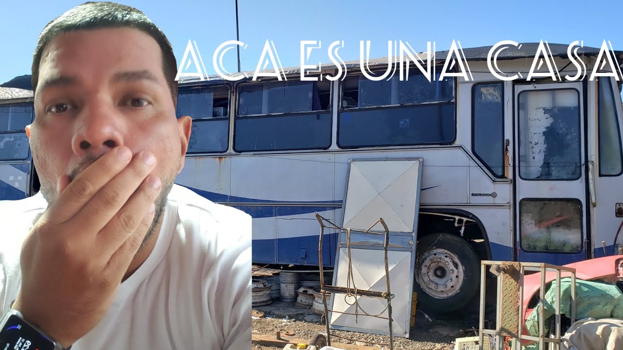 ENCONTRE UN BUS CASA.....ASI ESTA EL LUGAR