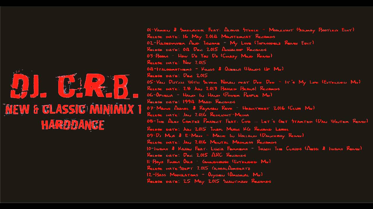 Dj C.R.B. - New & Classic Minimix 1. / HardDance