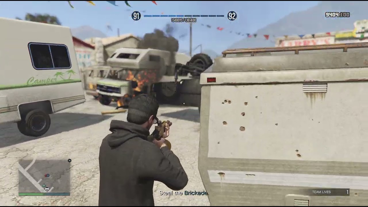 Doing missions.