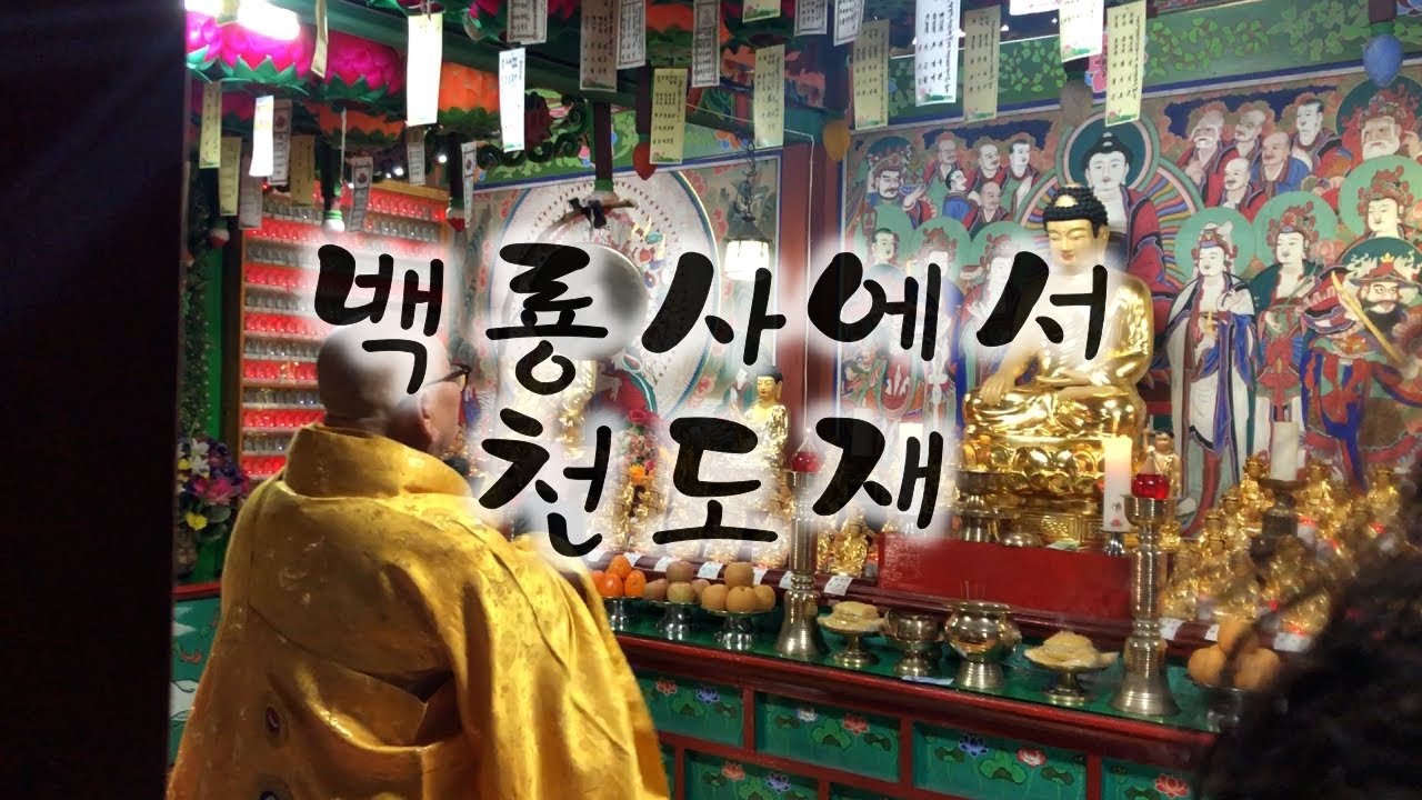 백룡사 천도재 예불