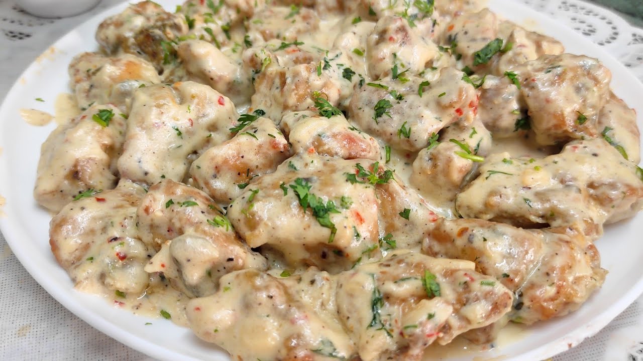 Ramzan Special Nawabi Chicken Boti Fry White Sauce Gravy ke sath | Starter Recipe.