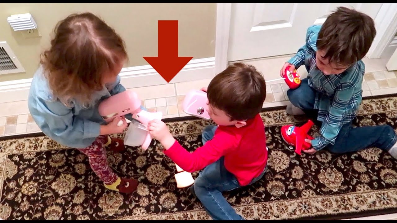 Twins Fight Over Christmas Presents