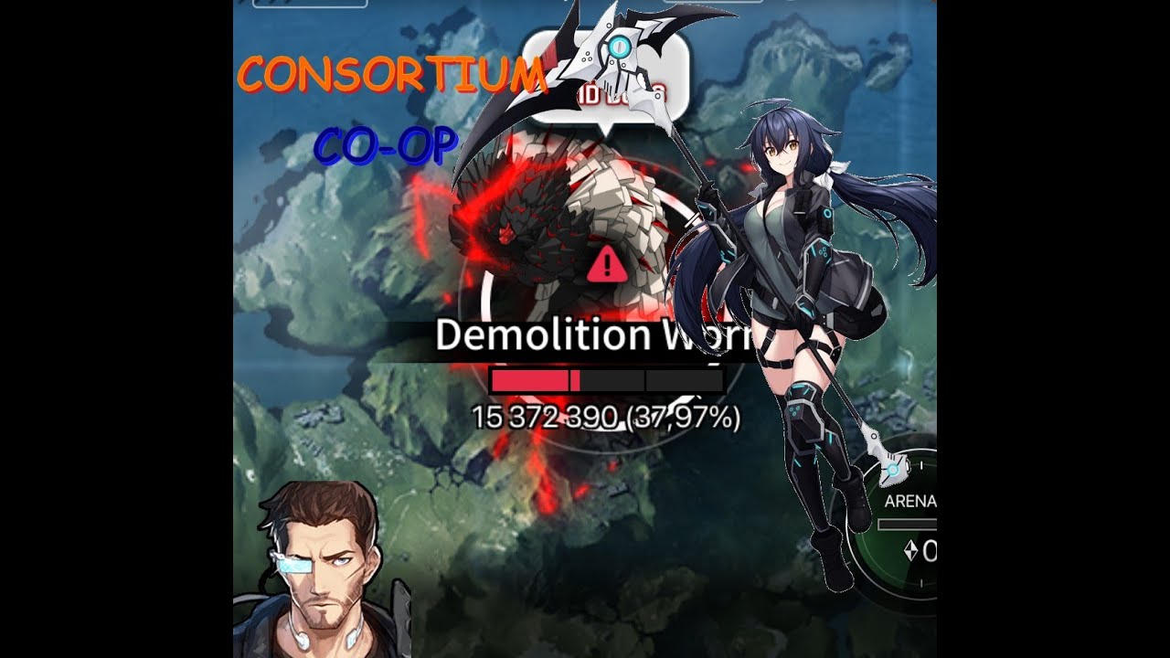 Counter Side : Consortium Co-op battle, my strat