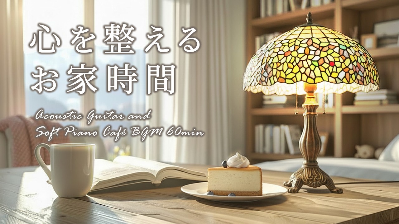 【作業用・癒しBGM】静かなお家カフェ時間☕ 心に沁みるギターとピアノ｜集中力を高める癒やしの作業用・読書・リラックスBGM #cafebgm #chill