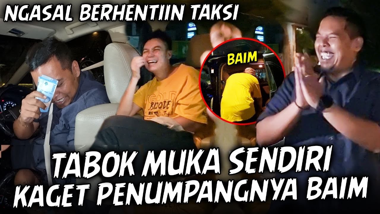 REZEKI NOMPLOK SUBUH2 SUPIR TAKSI.. SAMPE TEPOK2 PIPI DIKIRA MIMPI, GA PERCAYA PENUMPANGNYA BAIM