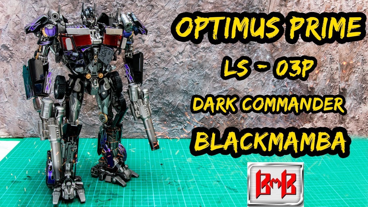 Black Mamba LS-03P Black Optimus Prime DARK COMMANDER Transformers Review By Toytrick